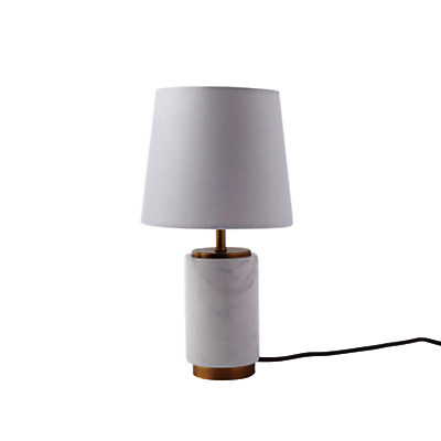 west elm Small Marble Pillar Table Lamp